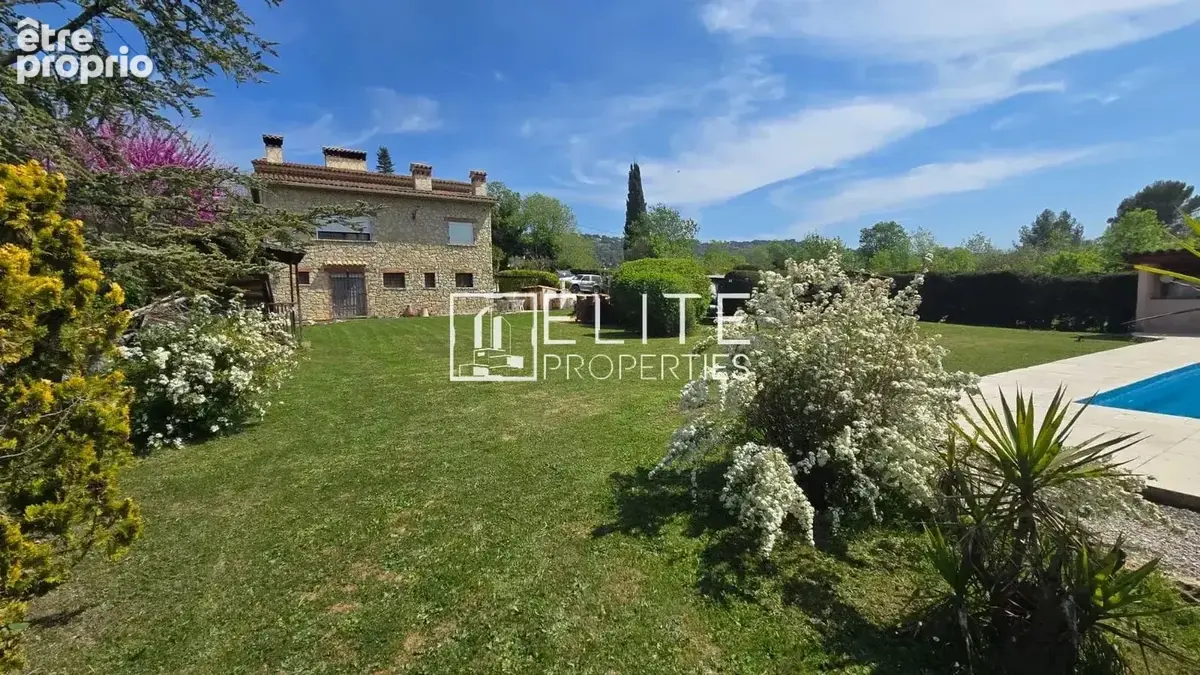 Maison en pierre 265m² + piscine - 2 appartements + studio – mouans-sartoux - photo 25