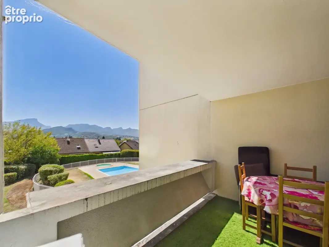 SAINT-ALBAN-LEYSSE   Superbe T2 de 54 m2 avec terrasse, garage, piscine et vue montagnes - photo 5