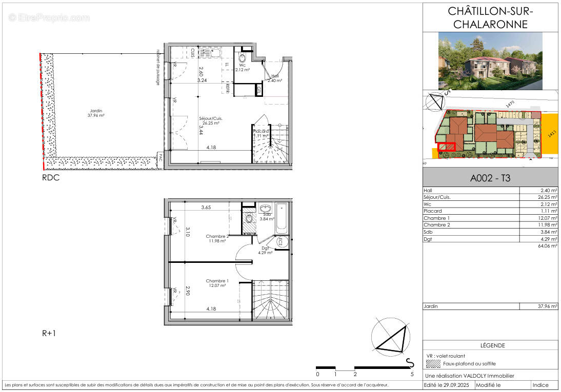 Appartement à CHATILLON-SUR-CHALARONNE