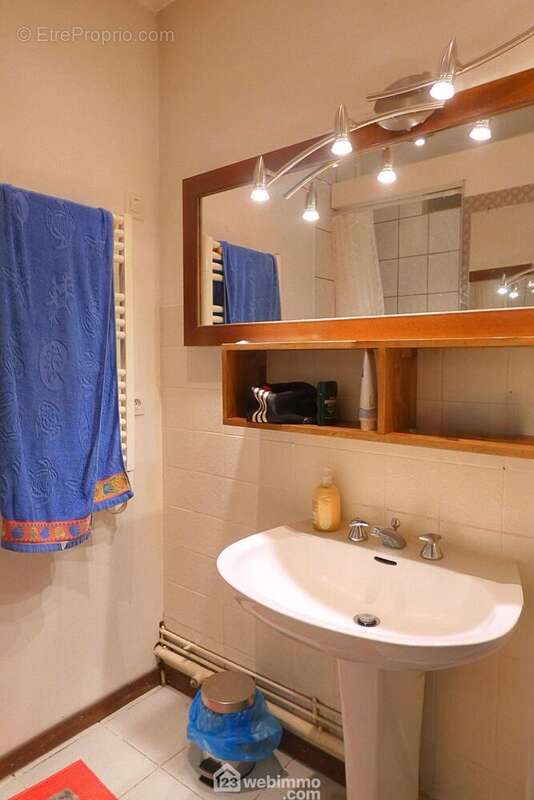 ... Et une spacieuse salle de douche. - Appartement à UGINE