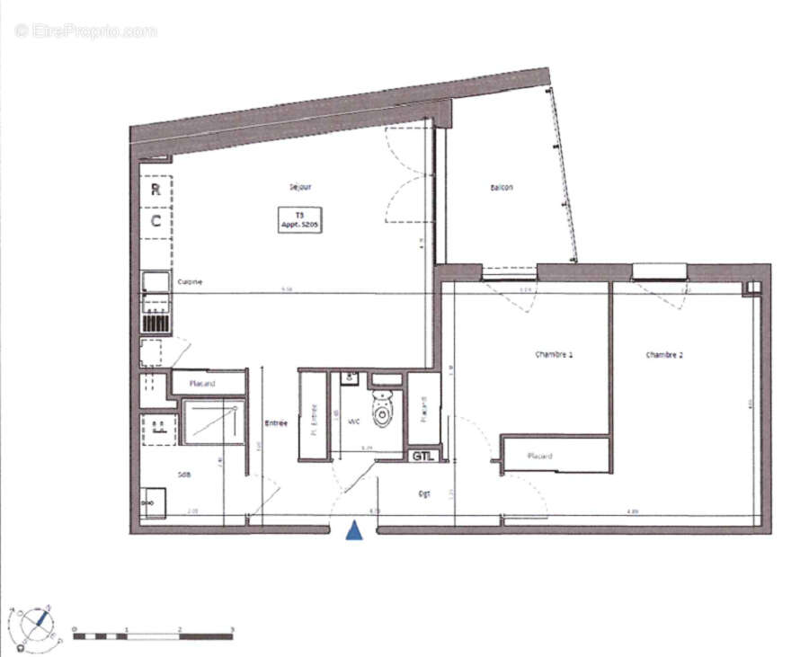 Appartement Bordeaux 3 pièce(s) 67 m2 - photo 11