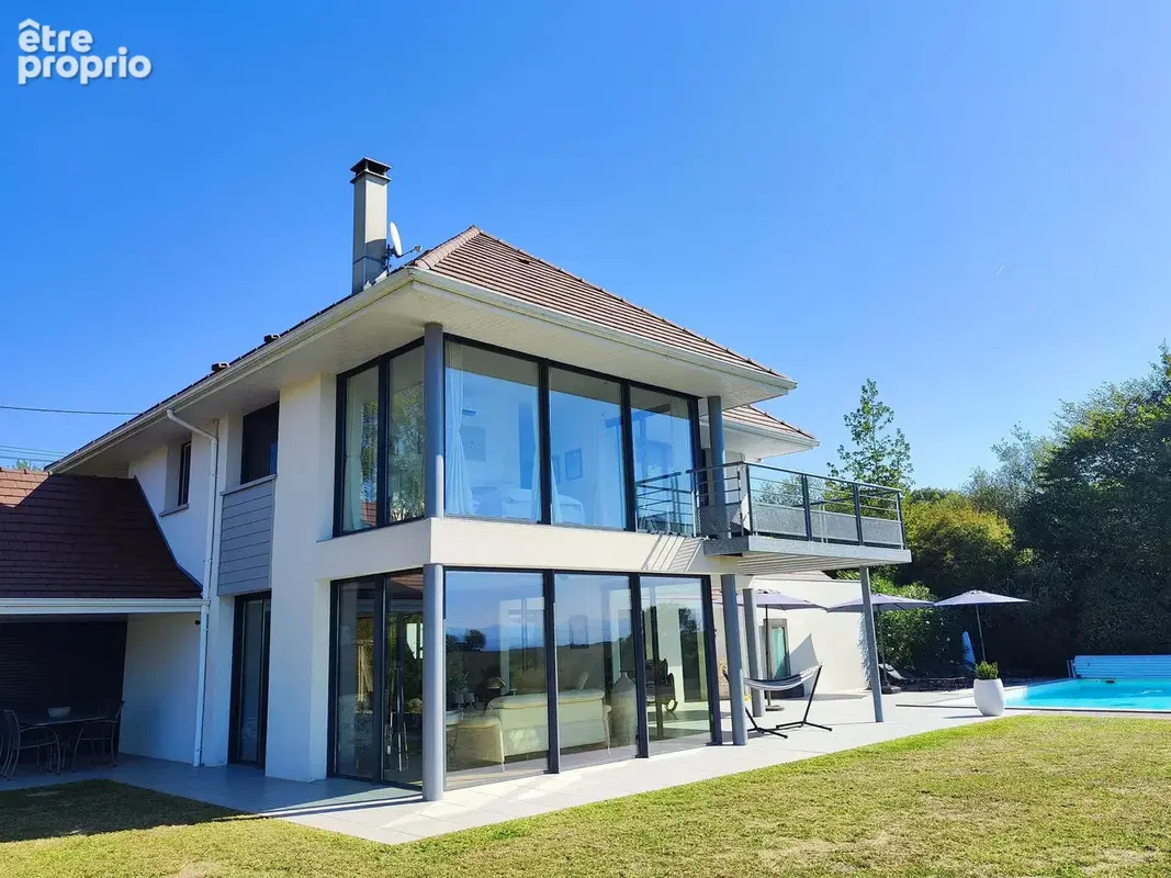 Magnifique maison d'architecte perchée sur les hauteurs face aux Pyrénées - photo 25