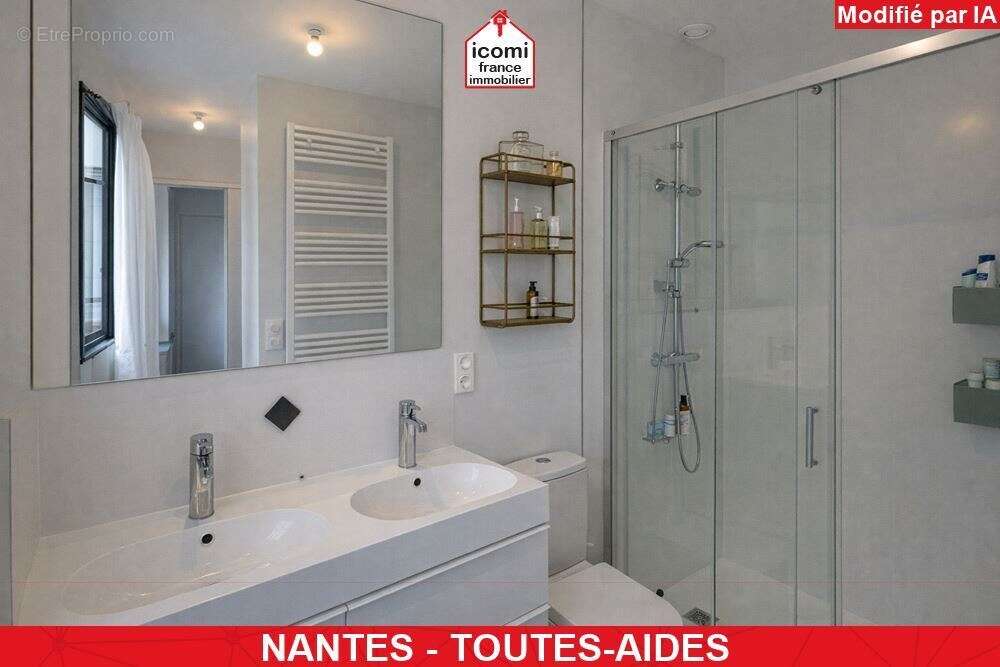Loire-atlantique - nantes (44000) - a vendre - maison en rez de jardin entierement renovee en 2021 - piece de vie triple avec ac - photo 8