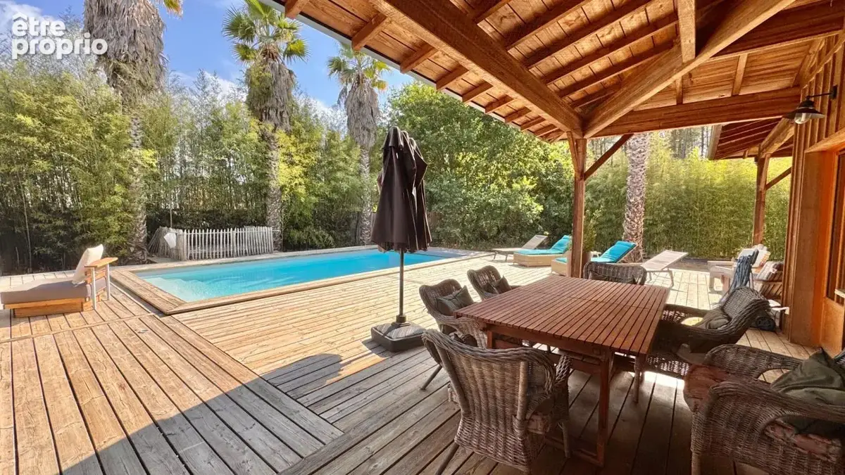 Villa bois de plain-pied avec piscine - photo 2