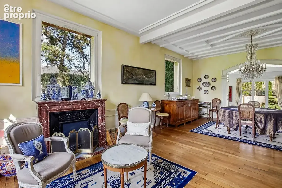 Le vesinet sud - magnifique propriete de 308 m² -  6 chambres - terrain 1541 m²  - piscine - dependance amenagee 18 m² - - photo 4