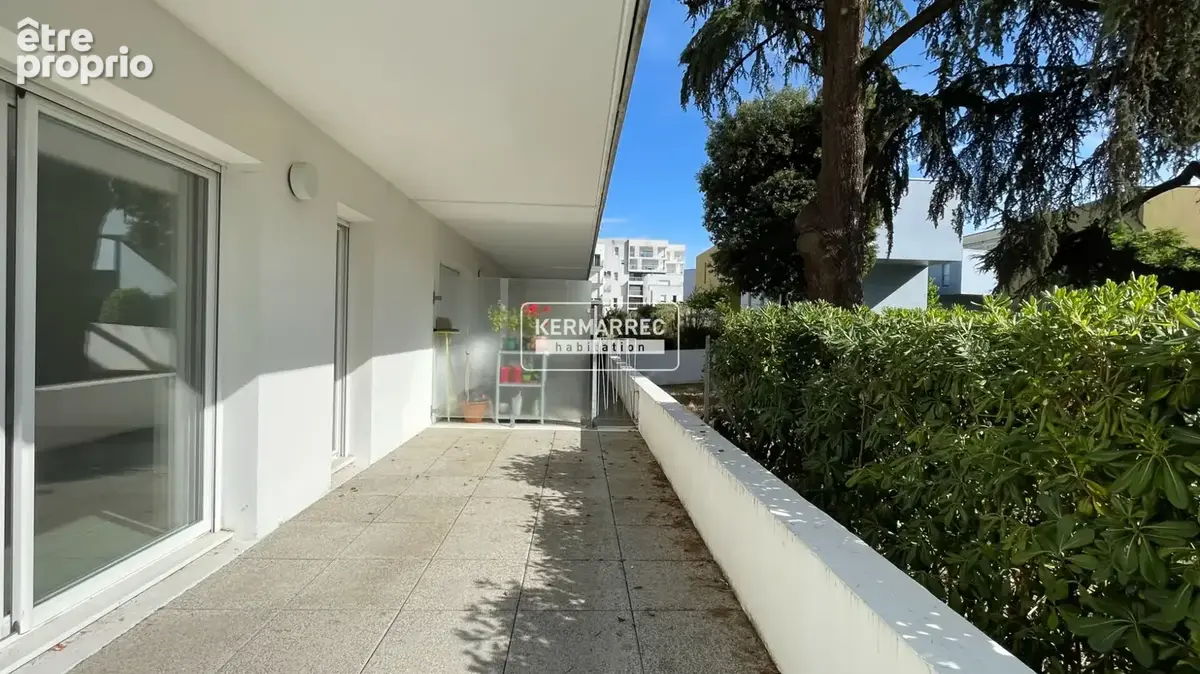 Saint-nazaire - jardin des plantes - t3 - 59.60 m² - grande terrasse - photo 9