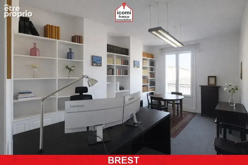 Finistere - brest (29200) - a vendre - appartement / bureau  -110 m² - quatres chambres possible - triangle d'or - proche cours  - photo 10