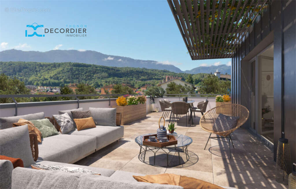 À vendre thonon - t4 neuf avec terrasse - photo 9