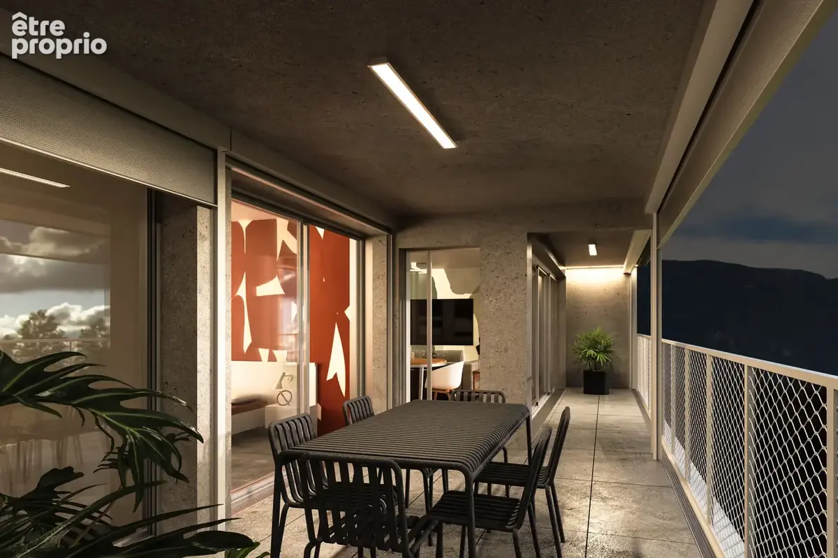 Chambéry centre - T3 de 104m2 - Terrasse 45m2 - Ascenseur - Garage - photo 9