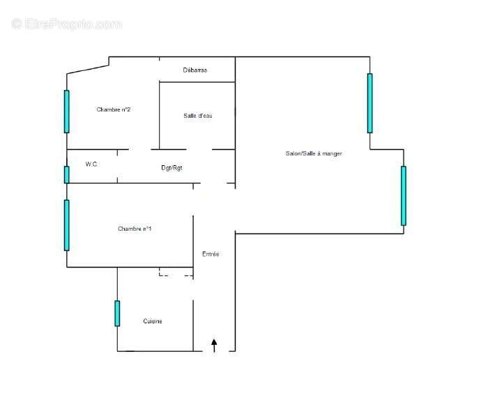 Appartement à PARIS-15E