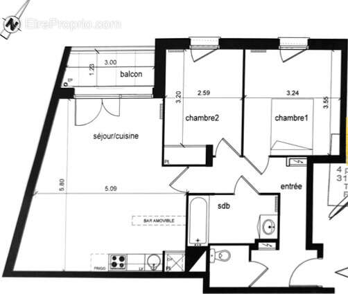 Appartement à TOULOUSE