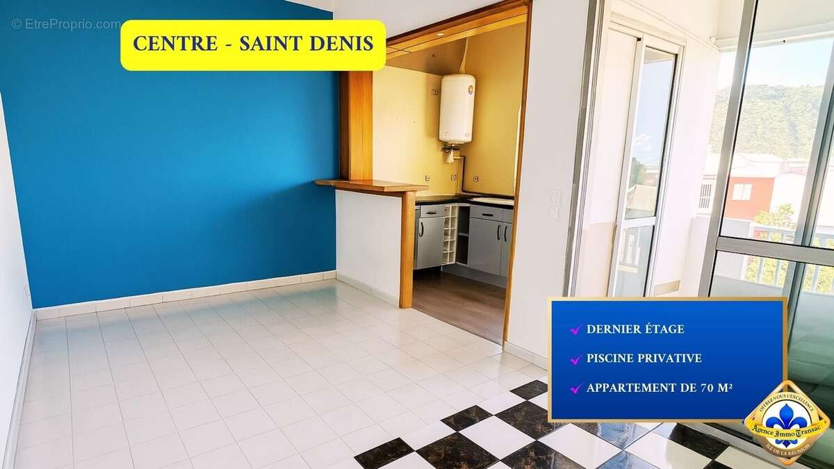 Appartement 57 m² à Saint-Denis  - photo 2
