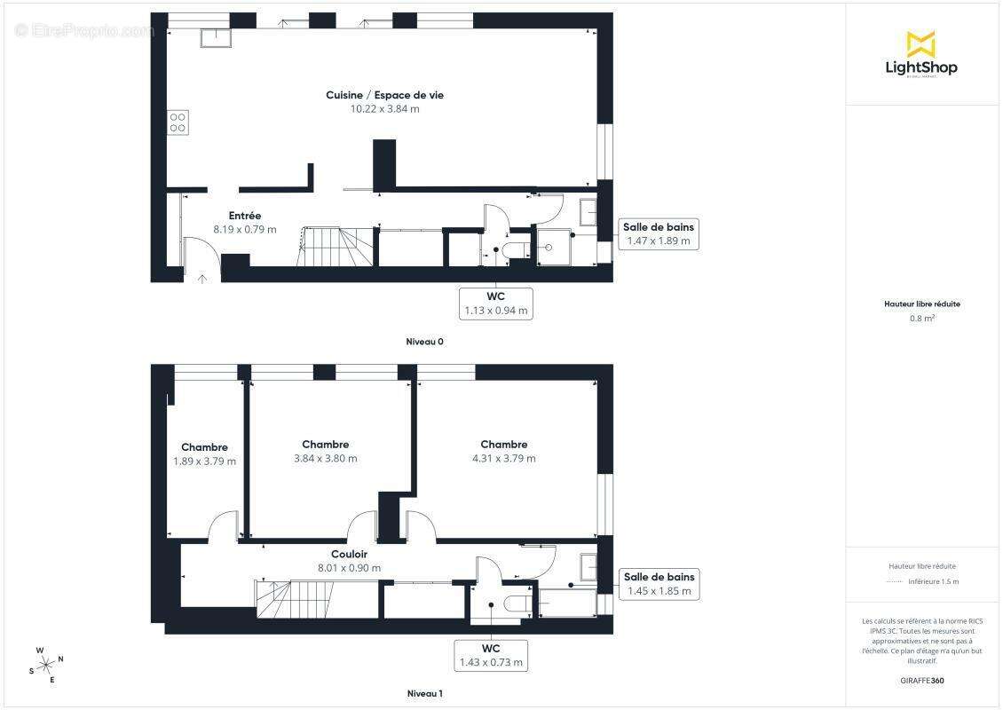 Appartement à PARIS-13E