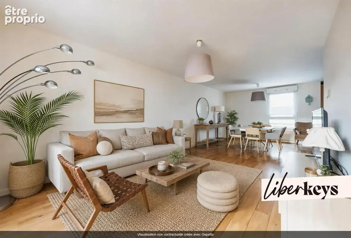 Grand appartement T3 traversant 82m², avec balcon et climatisation - Cœur quartier VAISE - photo 2