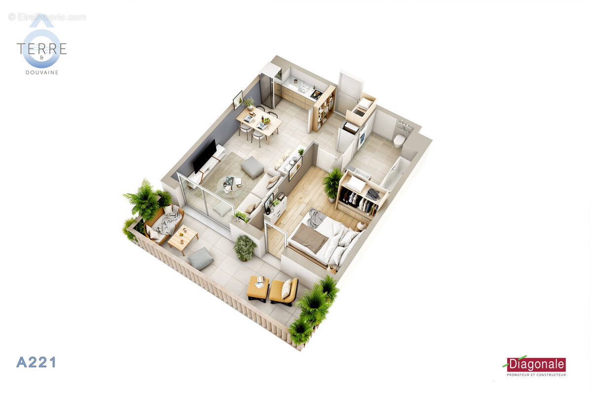 Appartement à DOUVAINE