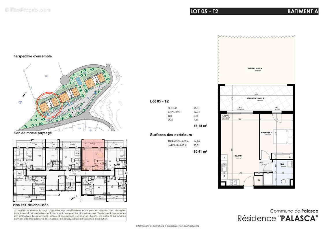Appartement à PALASCA