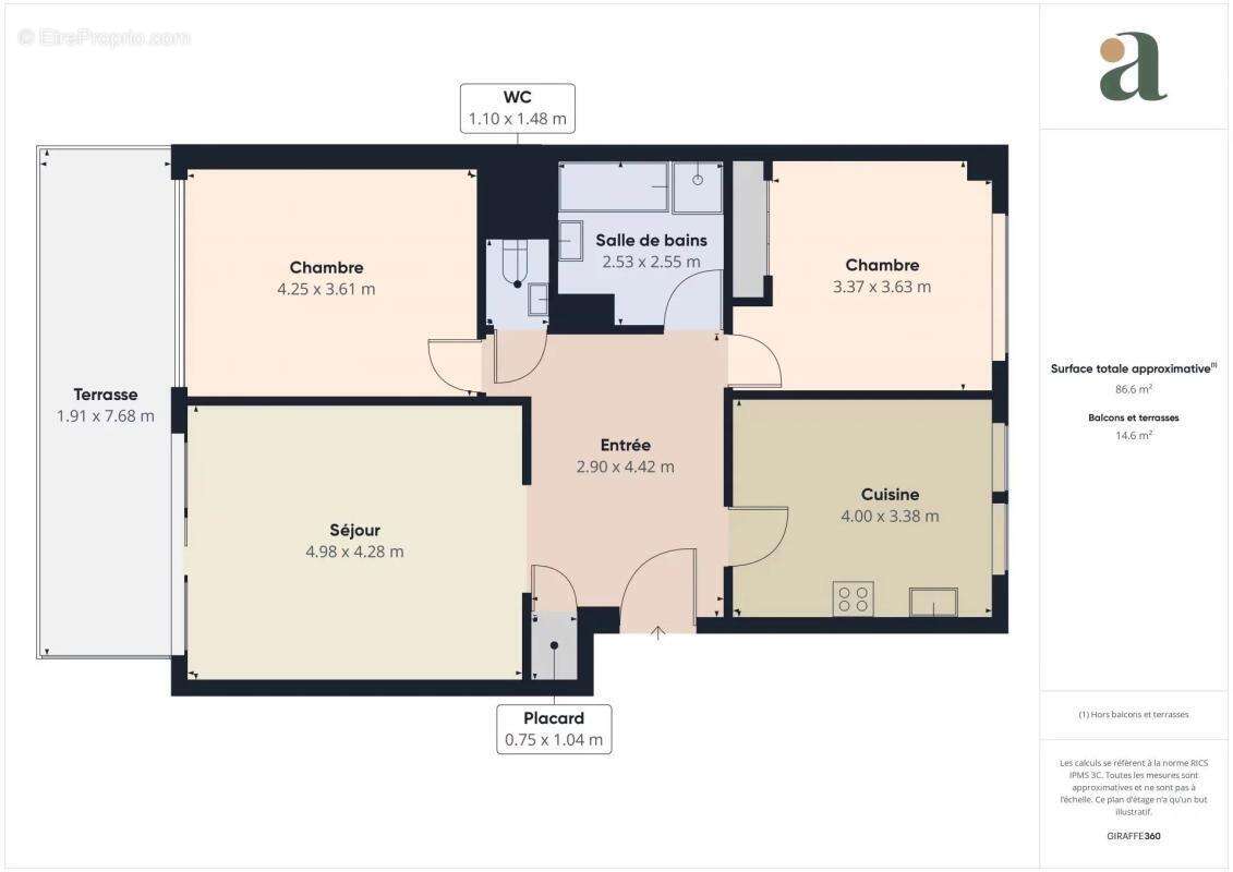 Appartement à LYON-4E