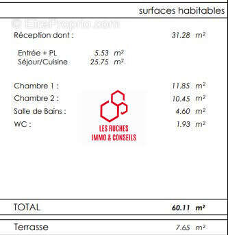 Appartement à LIEUSAINT