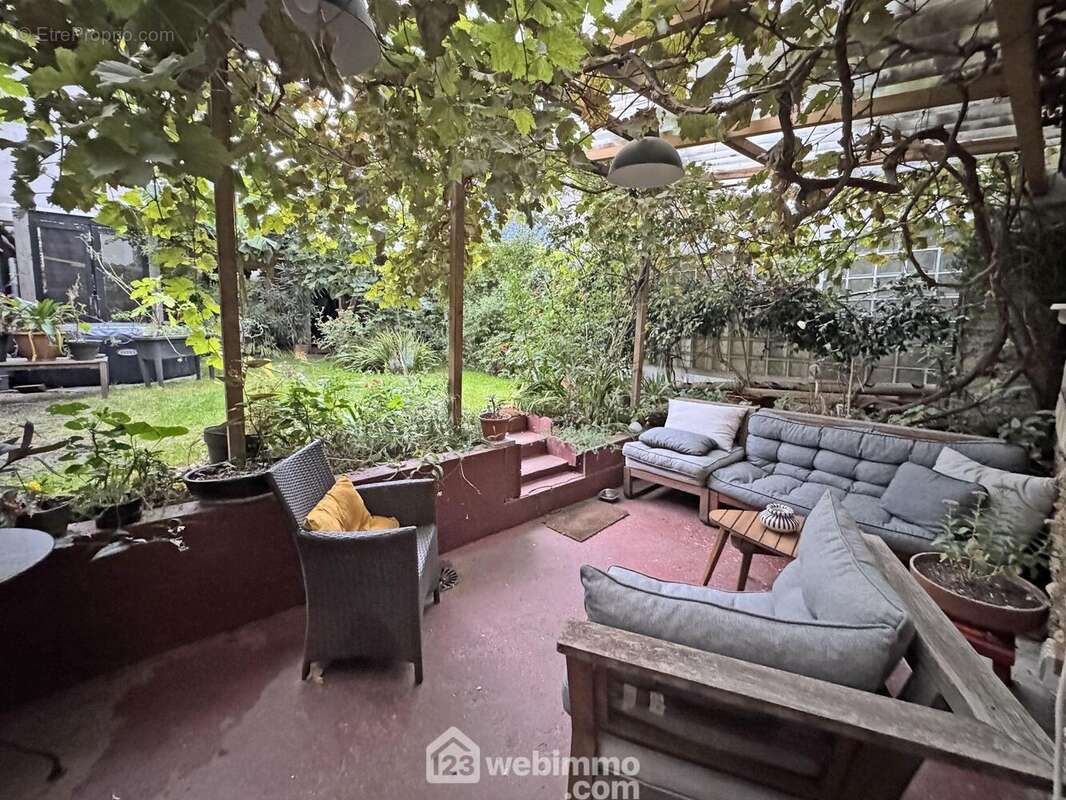 Terrasse intimiste - Maison à MONTREUIL