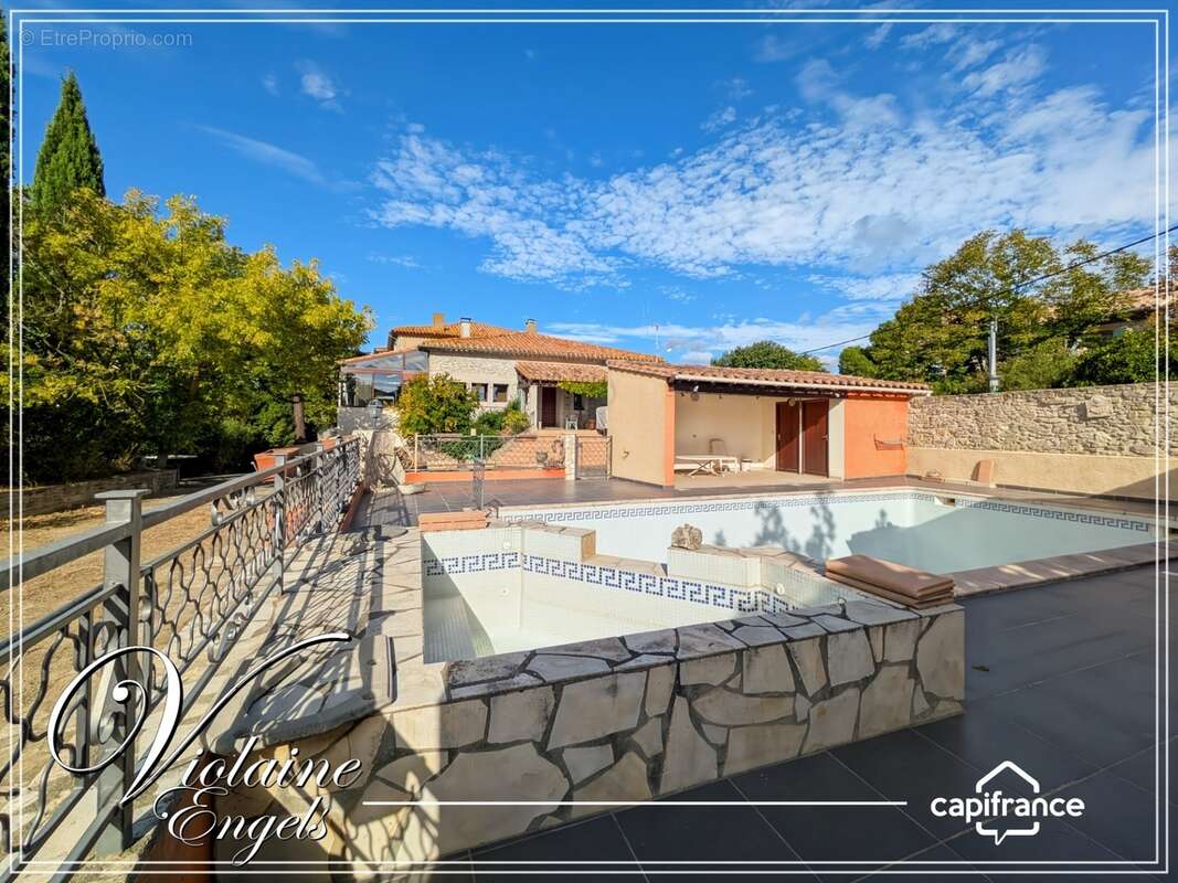Grande maison familiale avec dépendances, piscine et vaste atelier à Pépieux (Aude – Minervois) - photo 12