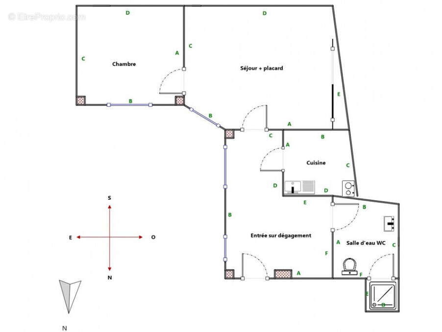 Appartement à PARIS-8E