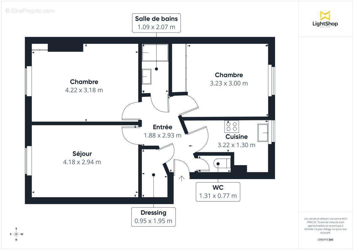 Appartement à SAINT-MAURICE