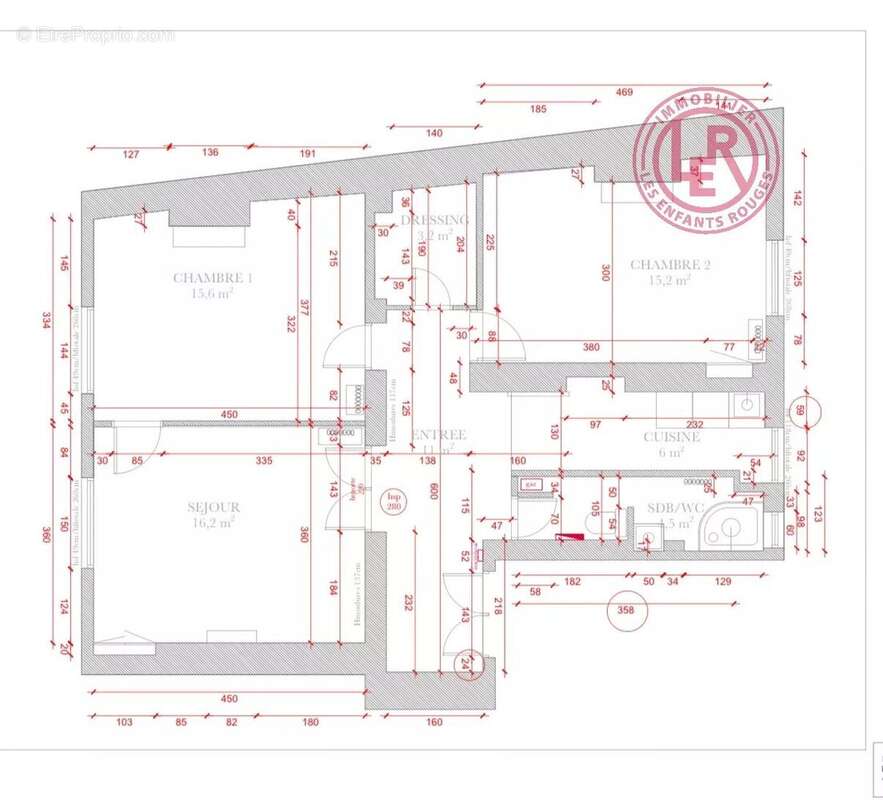 Appartement à PARIS-13E