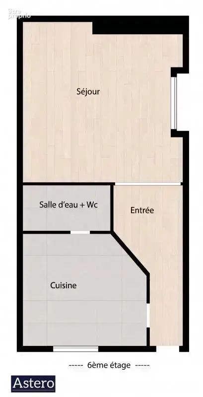 Appartement T1 de 22 m2 - Proche Place des Vosges et Boulevard Henri IV - photo 5