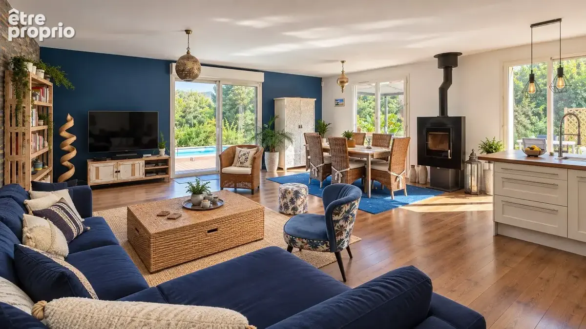 Villa de plain-pied de 4 pièces sur terrain plat de 1 500 m² avec piscine - photo 2