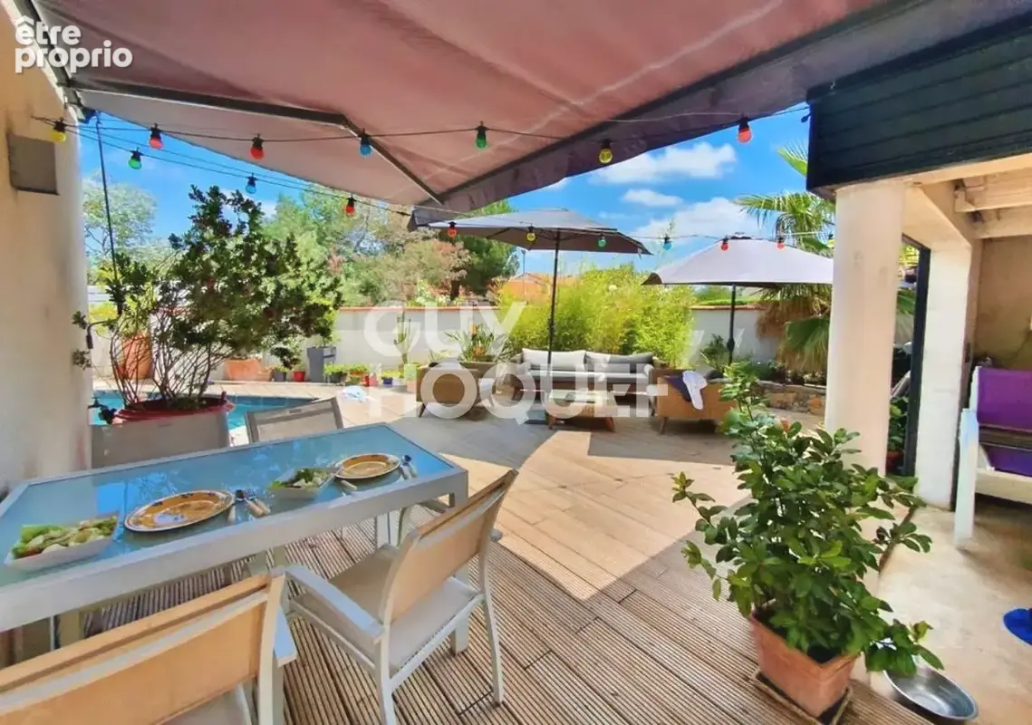 POLLESTRES, Maison 125 m², 3 Faces, 4 chambres, piscine, garage - photo 3