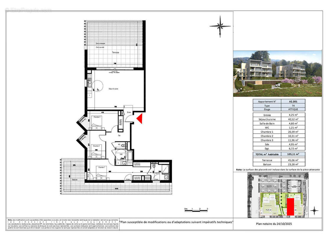 Appartement à EVIAN-LES-BAINS