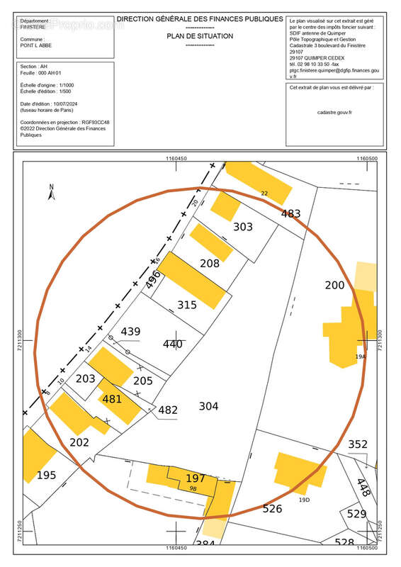Terrain à PONT-L'ABBE
