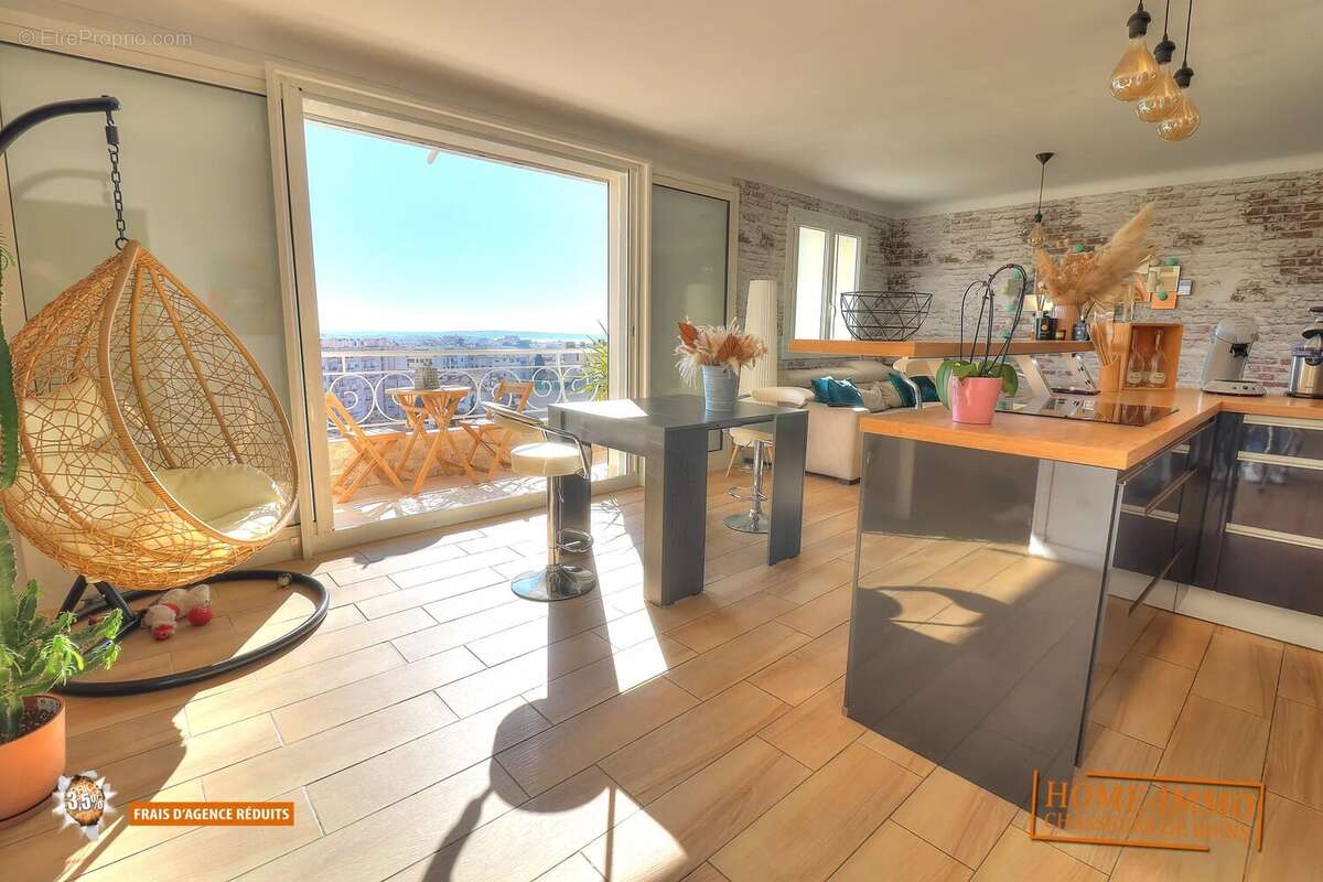 Superbe 3 pièces 67m2 vue mer à Cannes – avec garage. - photo 2