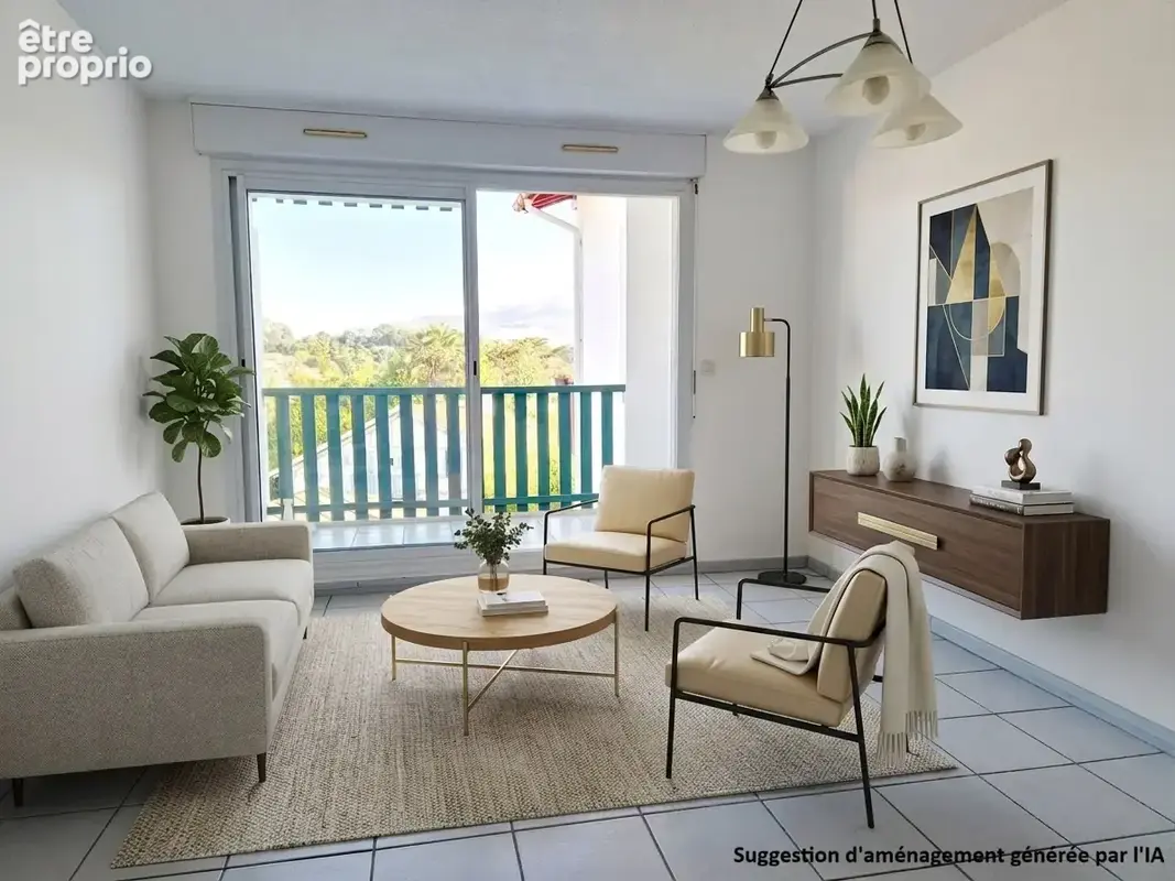 A vendre t3 st jean de luz - garage et terrasse - photo 2