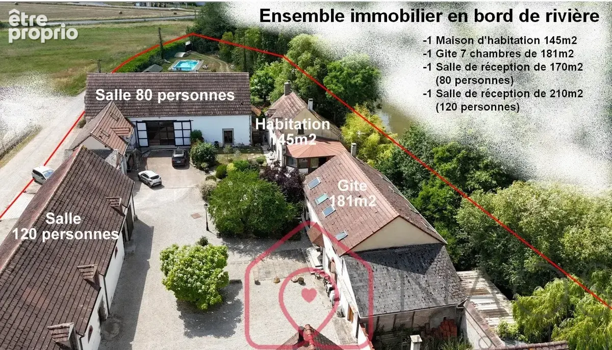 Orléans périphérie ensemble immobilier 2 habitations 2 salles de réception - photo 2