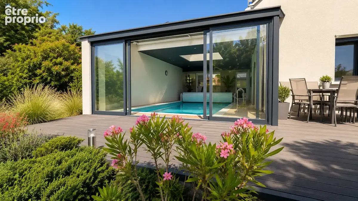 Chateaugay - Villa rénovée de 154 m2 avec piscine intérieure et grand terrain. - photo 2