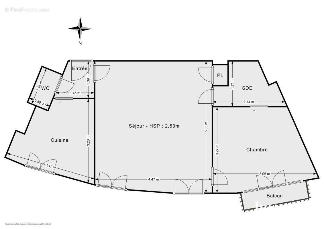 Appartement à PARIS-14E