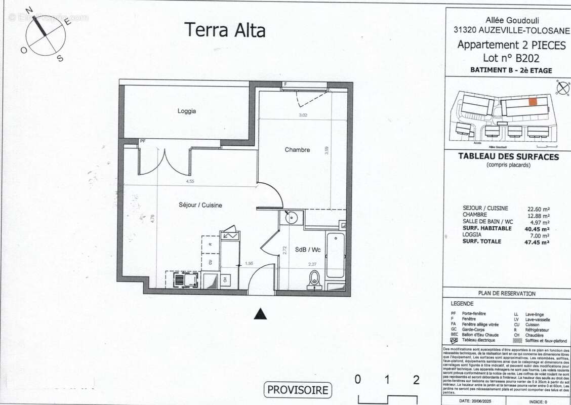 Appartement à AUZEVILLE-TOLOSANE