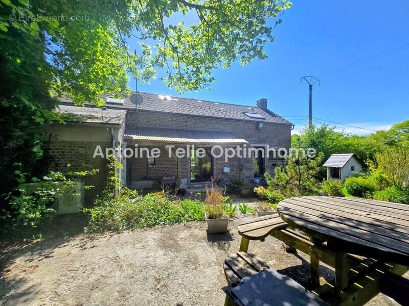 Bazuel / Le Cateau 59360 - Longère individuelle de campagne avec chalet, sauna, jardin arboré & étang sur 5265m² - photo 3