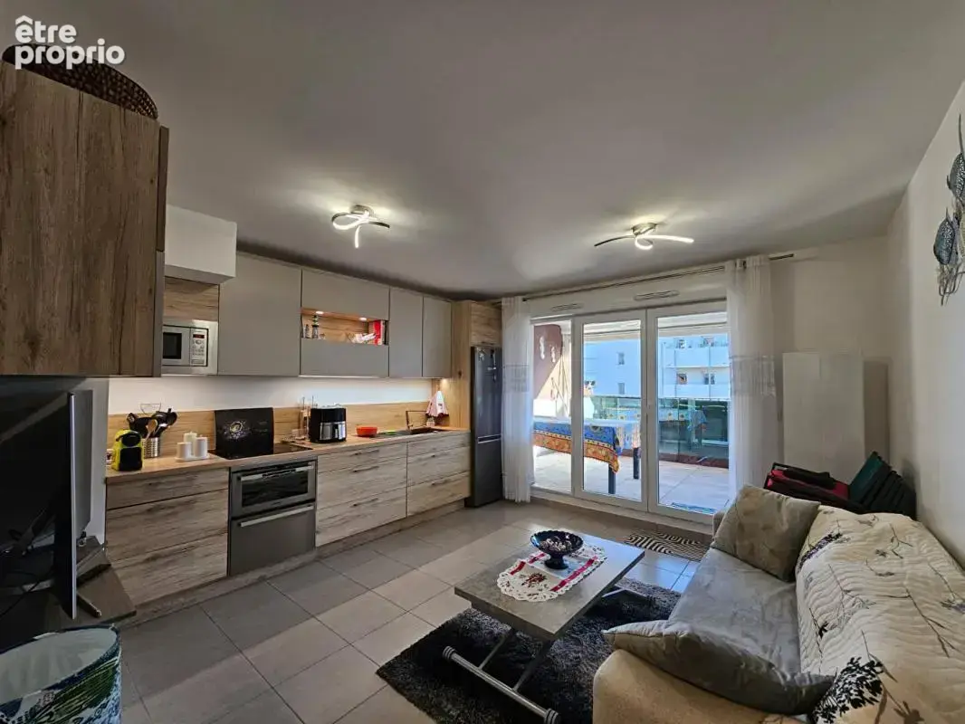 Magnifique appartement T2 proche des plages  Terrasse avec vue sur le Mont Saint-Clair - photo 5