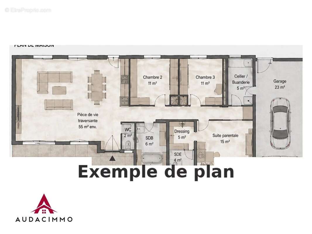 Terrain à BOUXIERES-AUX-DAMES