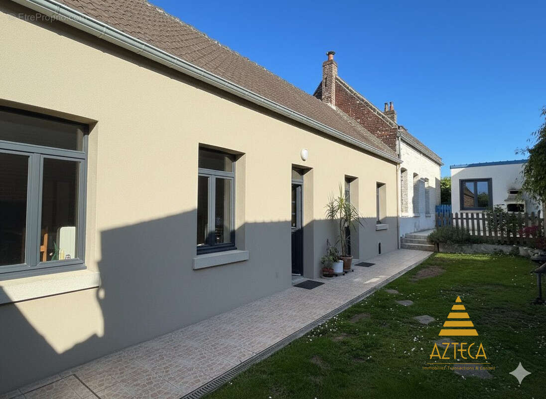 Façade proposée en IA - Maison à CAMBRAI