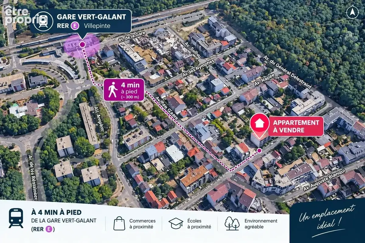 Appartement 4 pièces 87 m² à vendre à Villepinte (93420) - photo 2