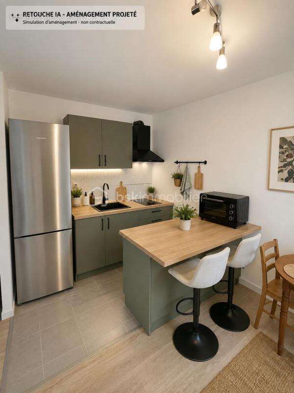 Grand studio avec coin nuit et cave — Franconville - photo 4