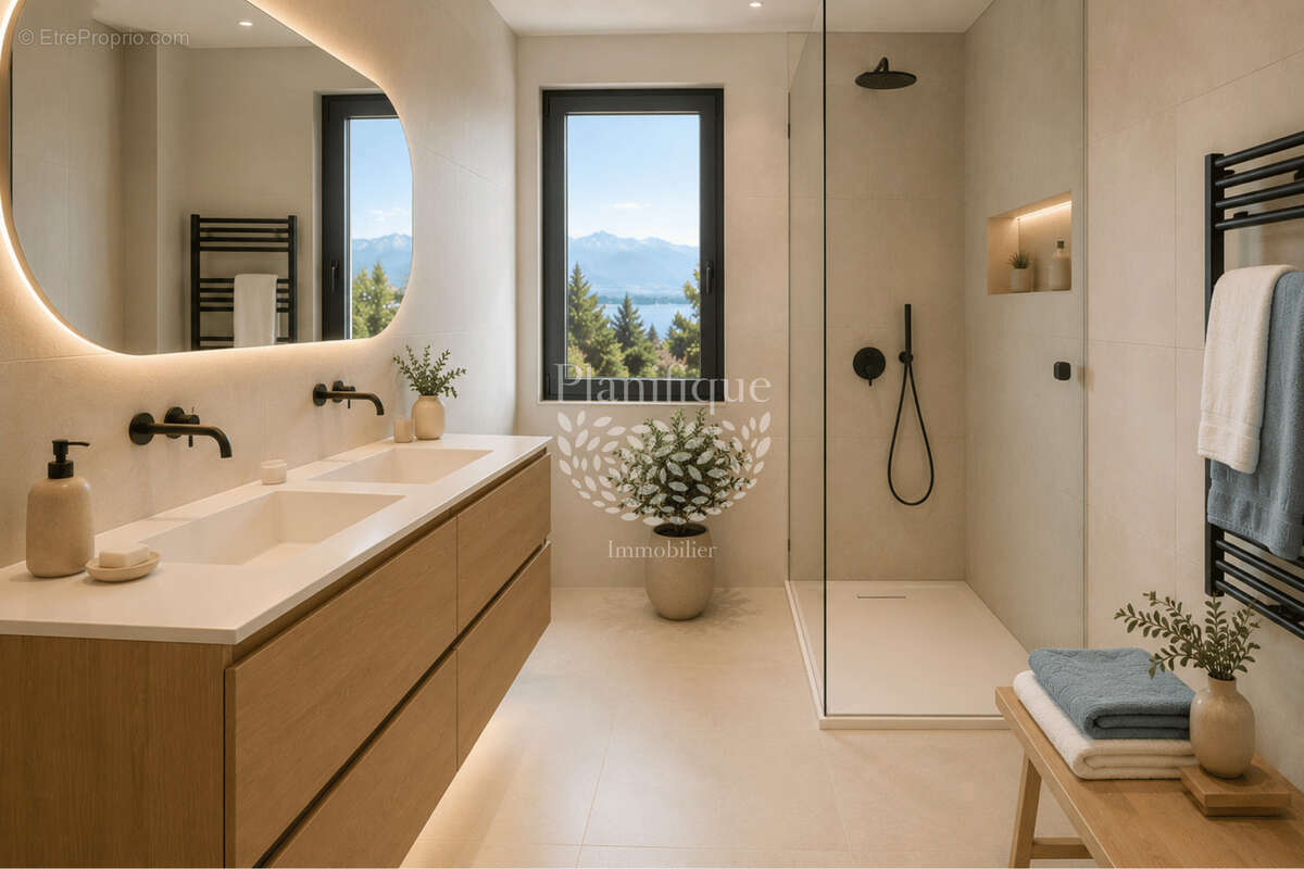 Grand jardin d'exception à Sciez   Villa contemporaine T4 avec vue sur les Alpes - photo 7