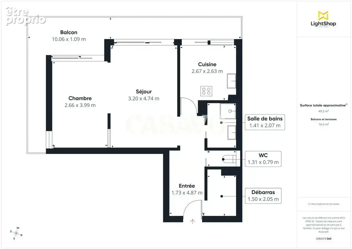 Vente Appartement 2 pièces de 50m² - 33290 Blanquefort - photo 13