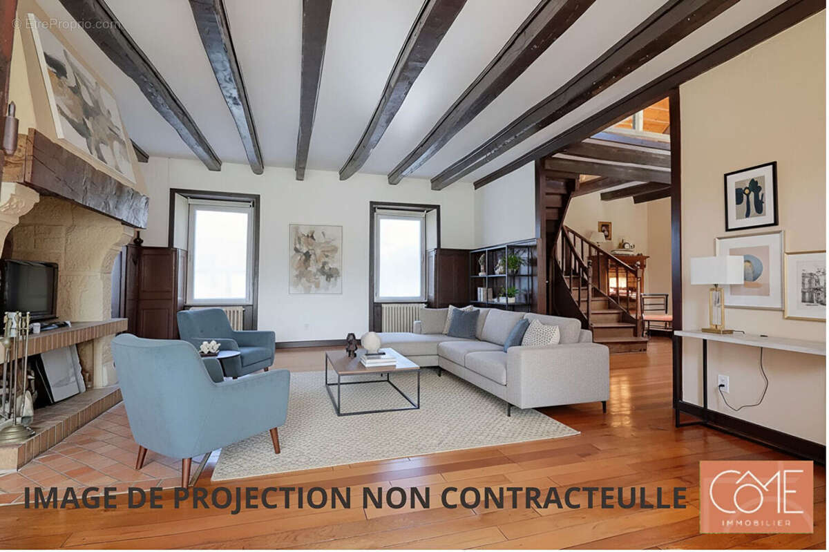 À vendre en exclusivite - liffré (35340) - longère - 277 m² habitables - 5 chambres - terrain 2 160 m² - garage 90 m² - terrain  - photo 2