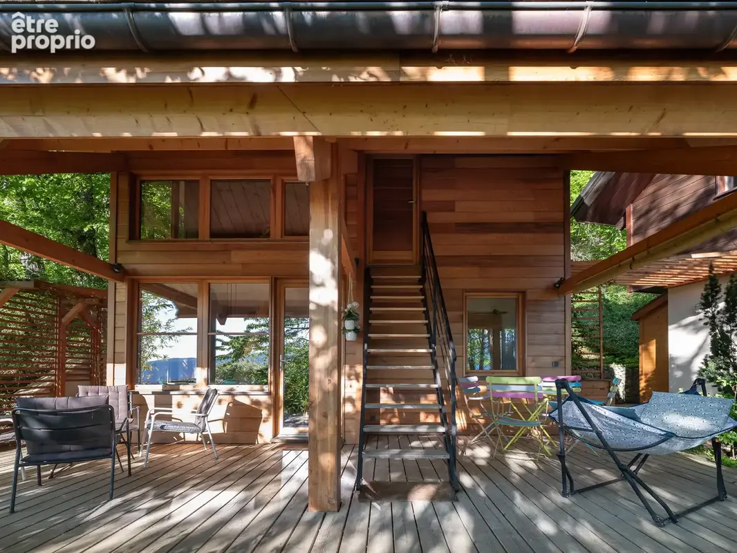 La Canopée, chalet d'architecte  surplombant le lac d'Annecy - photo 5
