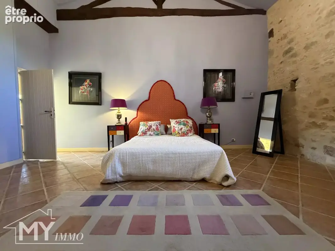 MONTCARET - Authentique maison en pierre avec piscine - photo 10