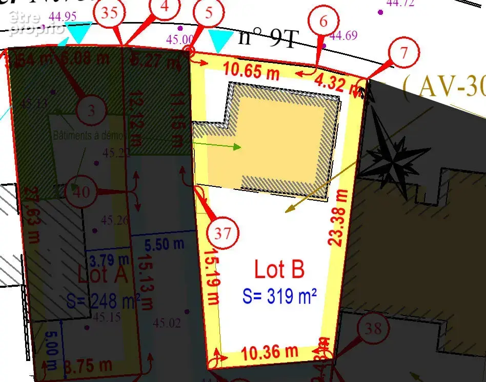 Photo Terrain à Rennes au prix de 280 700€